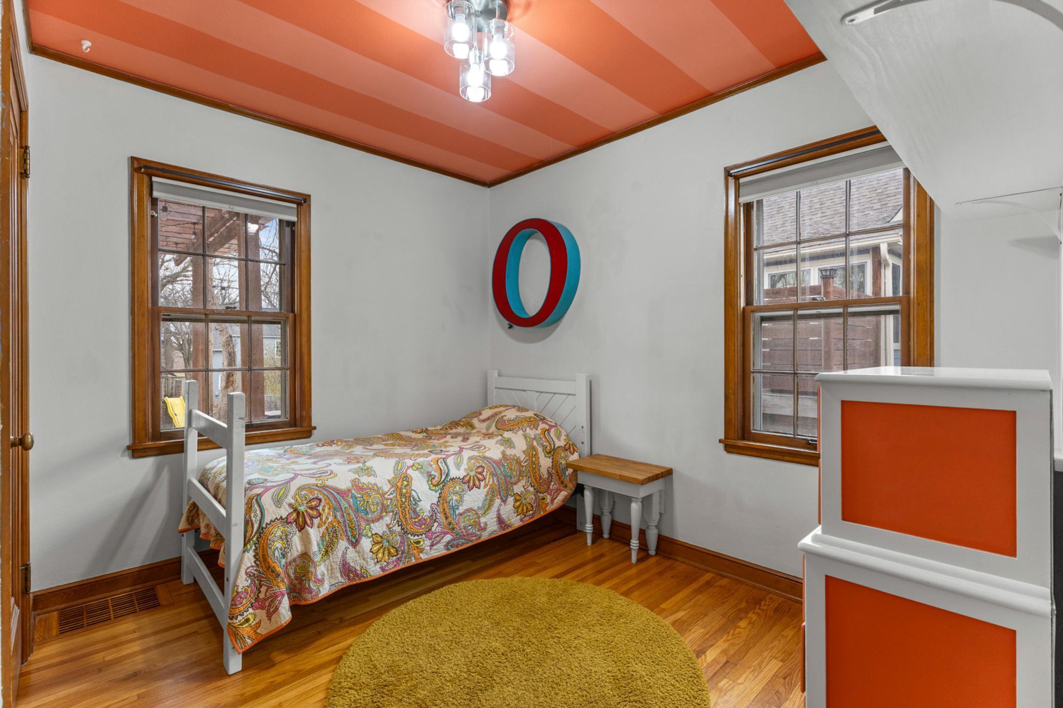 The second main level bedroom.