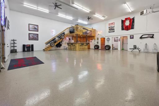 Rec area with full kitchen, bathroom and laundry