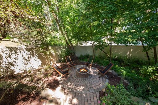 Grab the roasting sticks and snuggle up next to the firepit