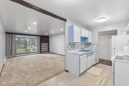 An open layout offers effortless flow from room to room.