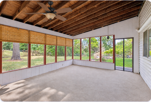 Huge screened in porch!