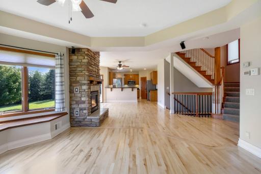 Warm, open spaces perfect for entertaining.
