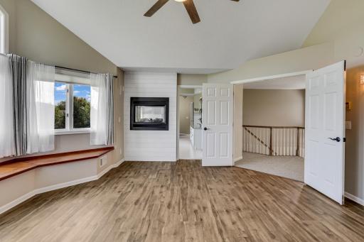 Start and end your day in a private retreat with breathtaking views and a warm fireplace.