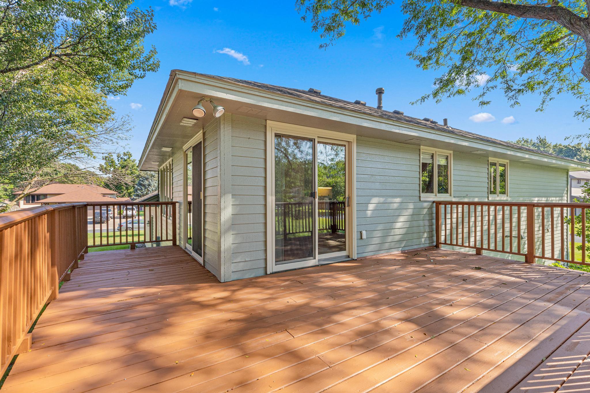 Wraparound Deck Recently Stained