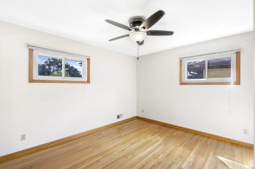 This primary bedroom is the 1st of 3 main-level bedrooms.