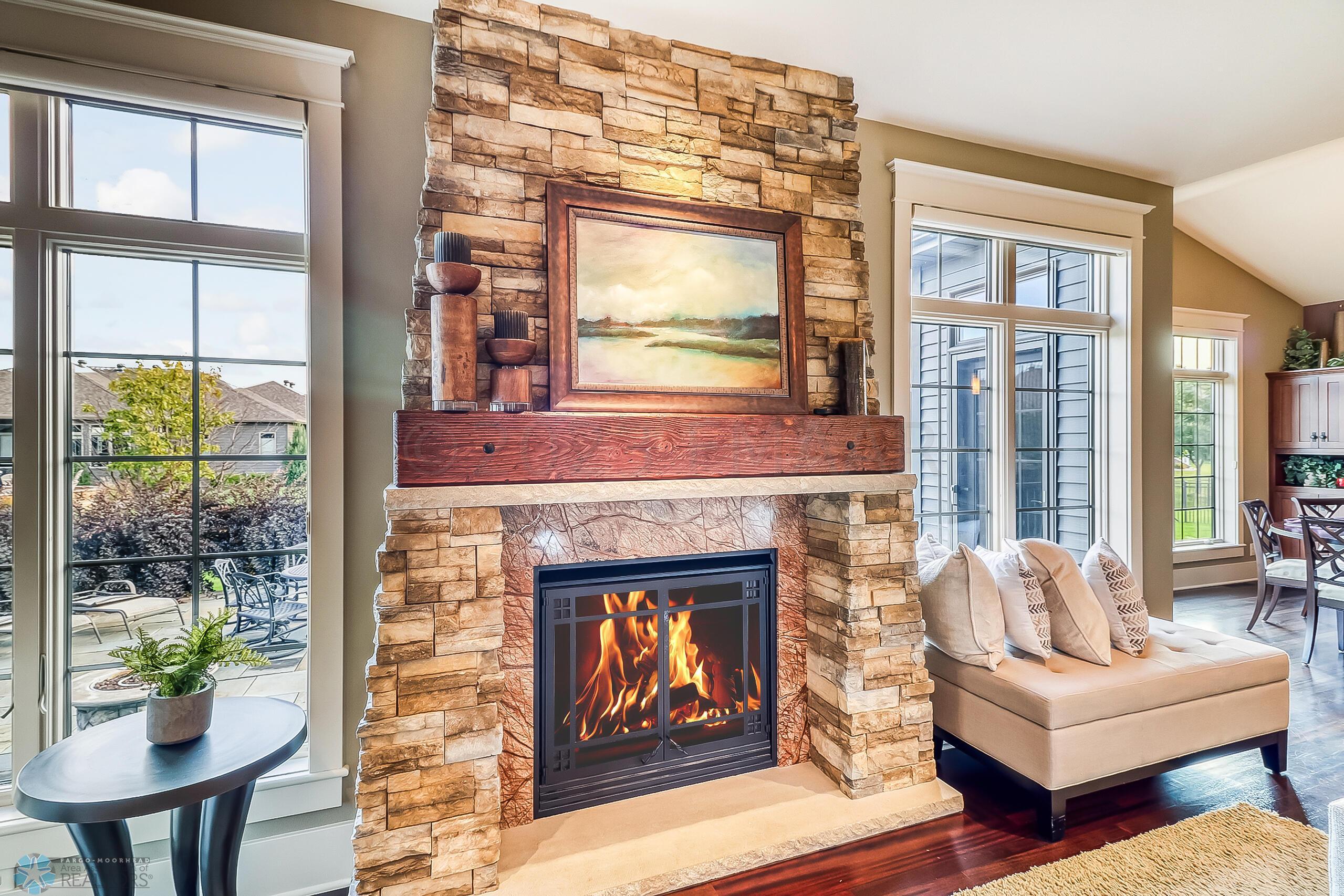 Main Floor Fireplace