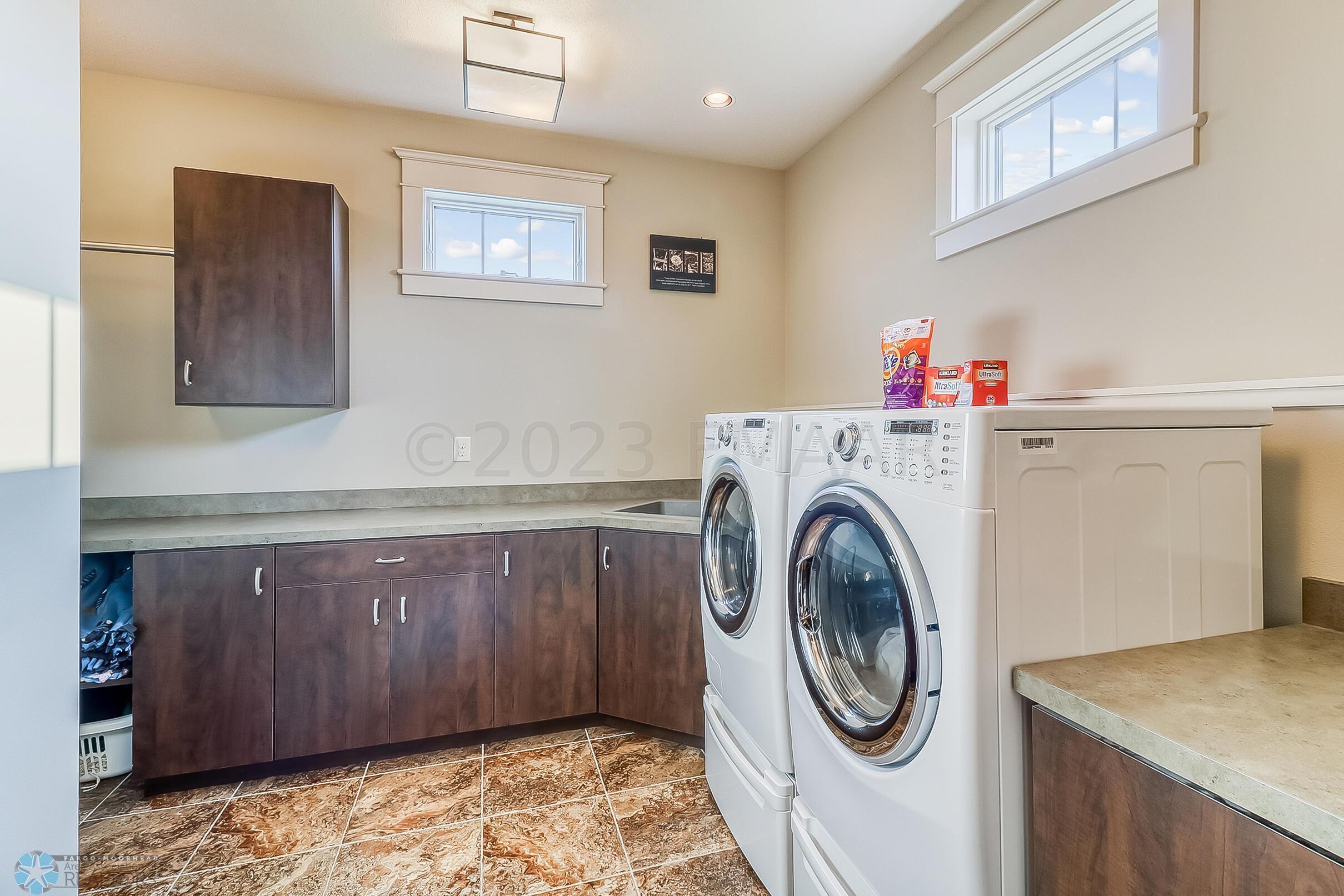Laundry w/ great additional storage