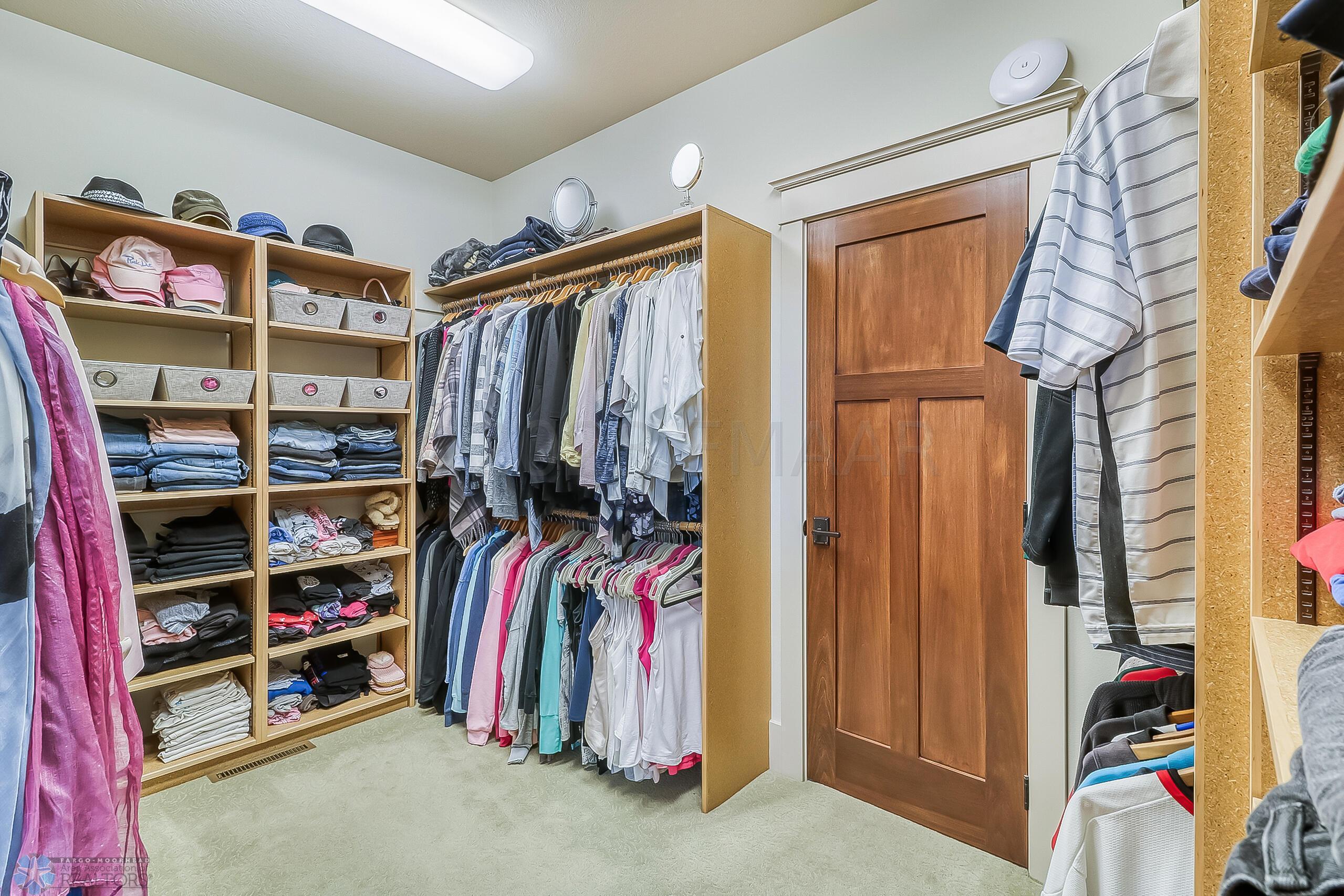 Massive Primary walk-in closet