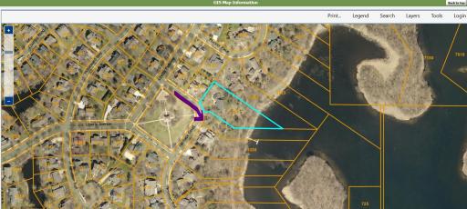 Easement noted next to 3362 Heritage Court Stillwater.