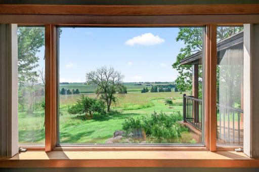Amazing view of the land surrounding the property!