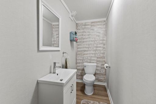 Main Level 1/2 bath - added a few years back.