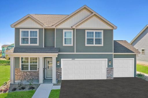 Welcome to the Holcombe floorplan! 4 bedrooms, 2.5 bathrooms in the sought after Brookshire neighborhood in Lakeville! Photo is of model home.