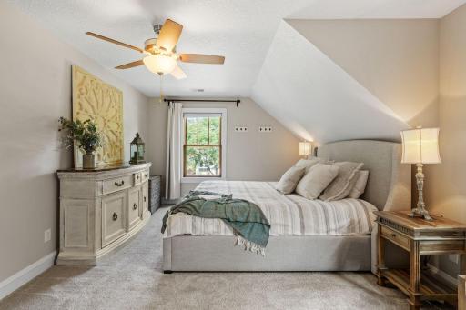 Upper Level Primary Bedroom has plenty of room