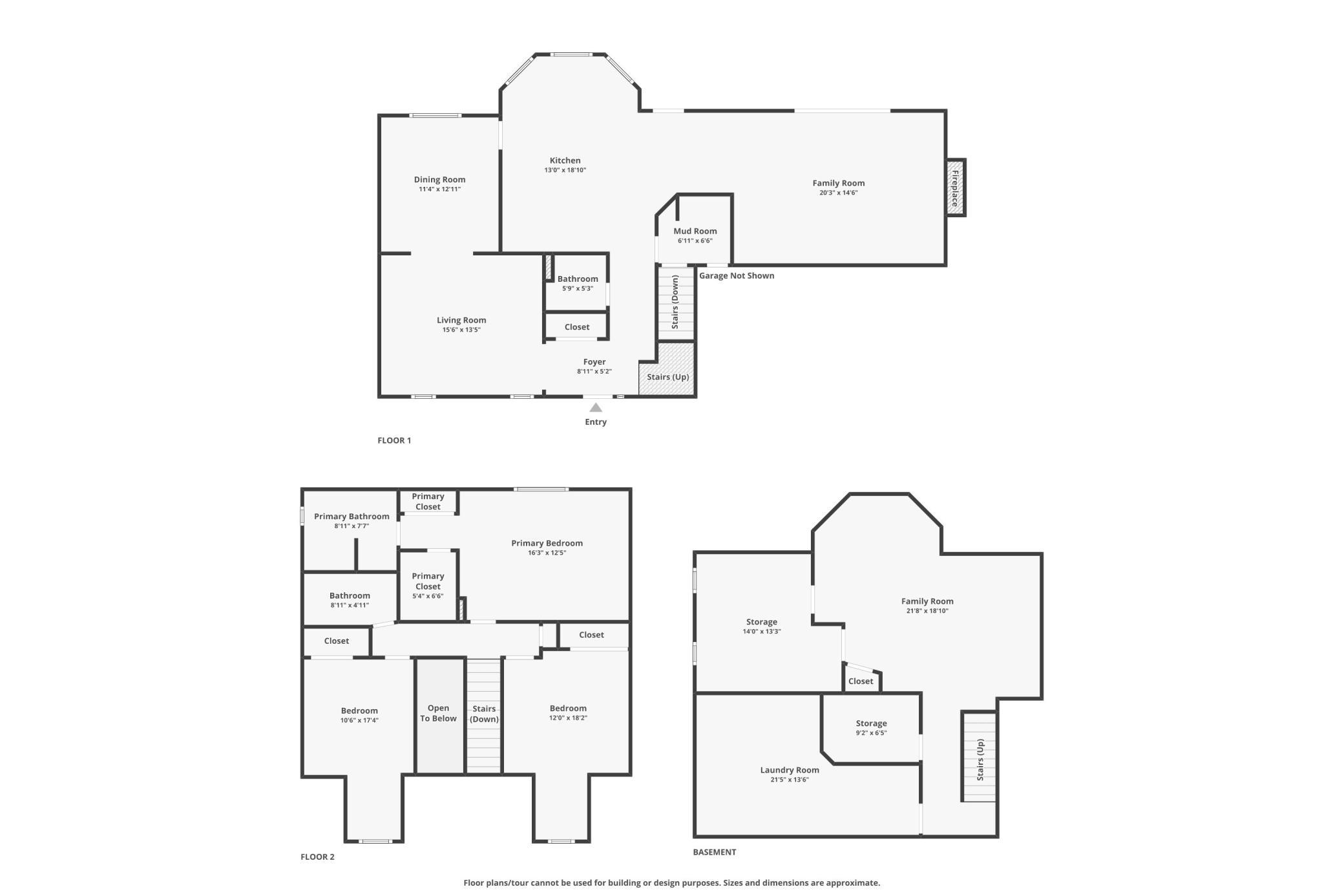 Combined floorplan