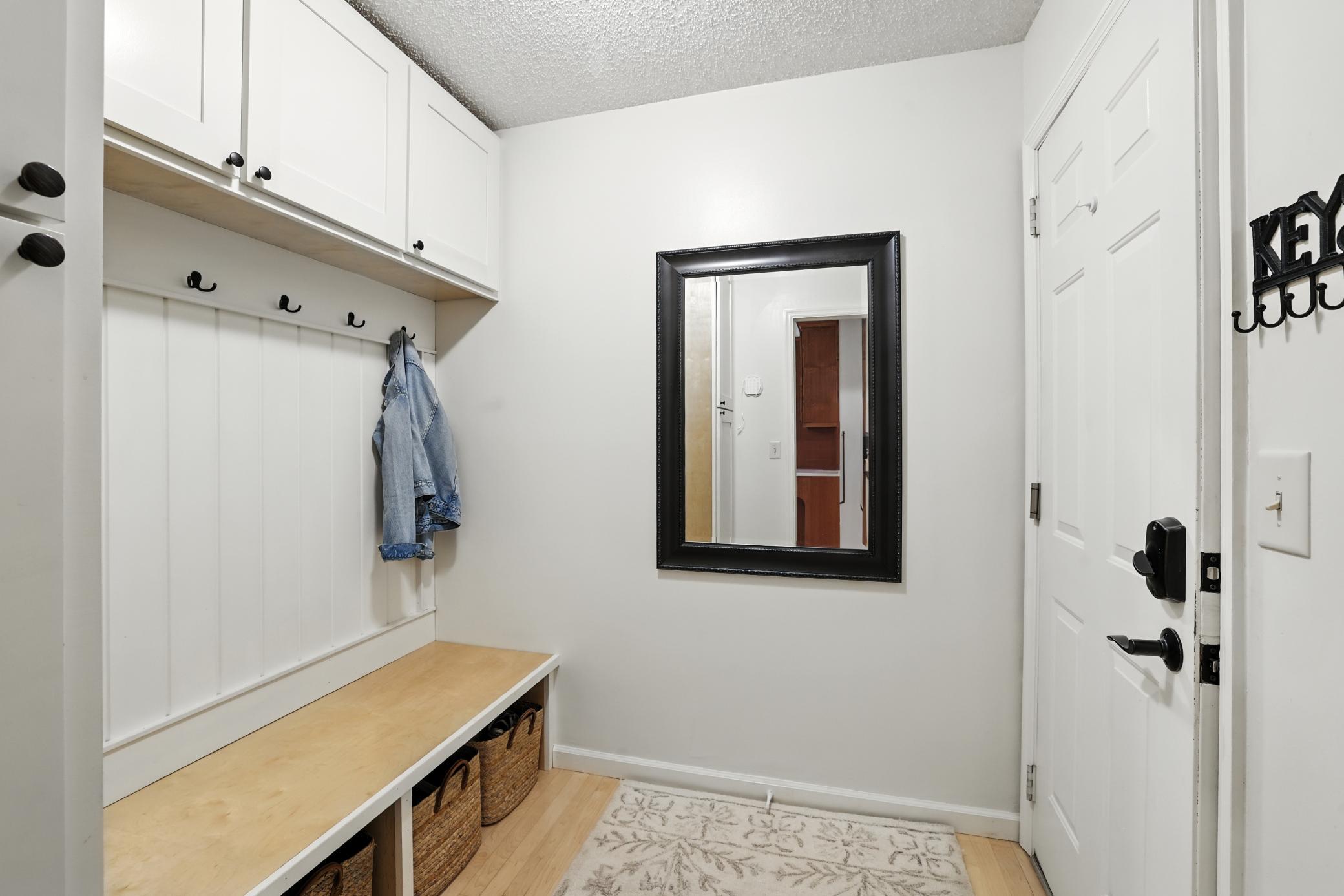 Mudroom area