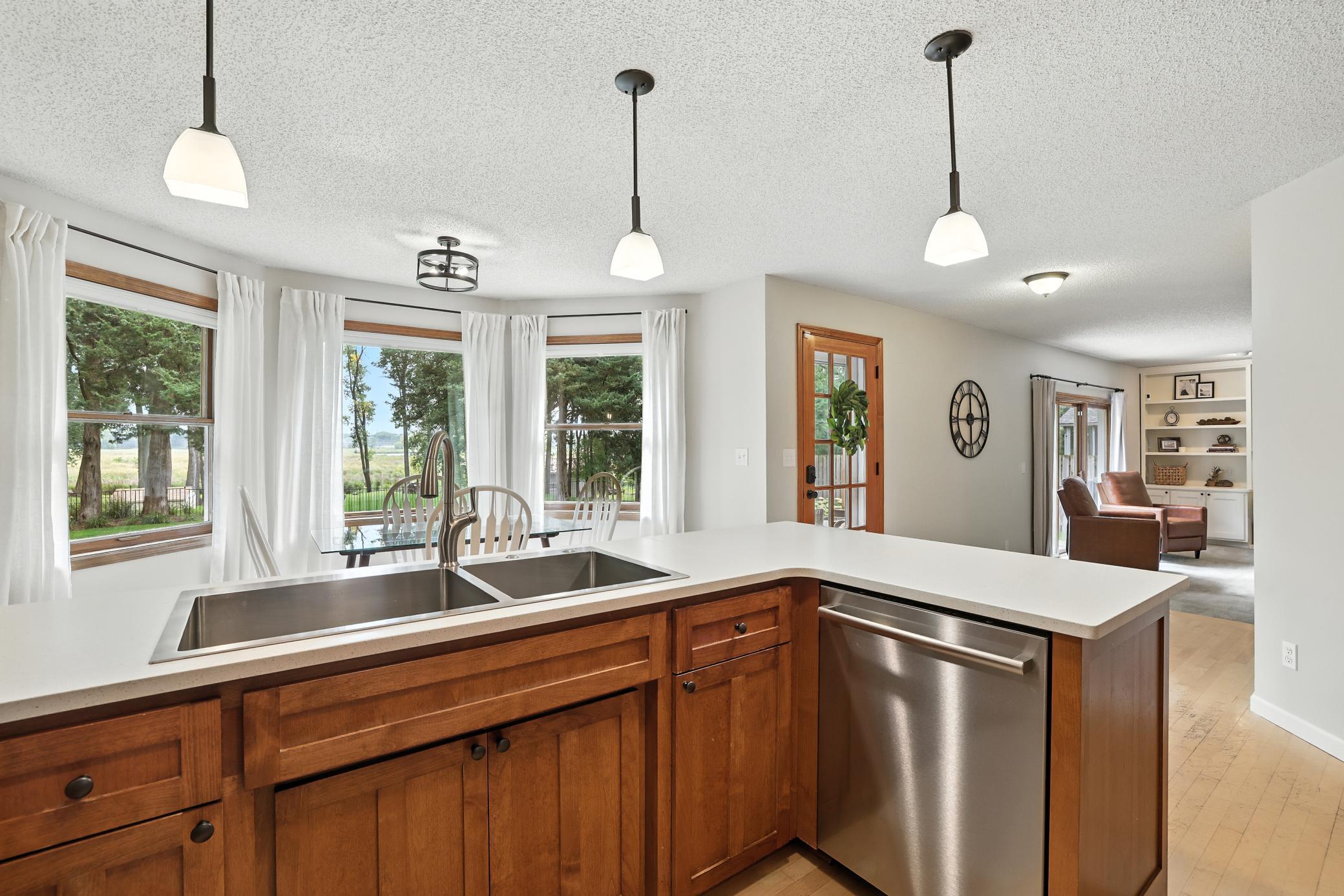 Gorgeous kitchen with all new stainless steel appliances