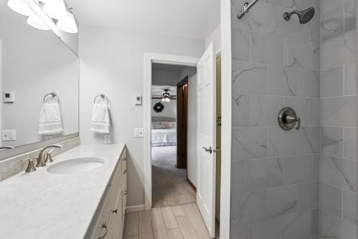 Primary bathroom also features in-floor heat!