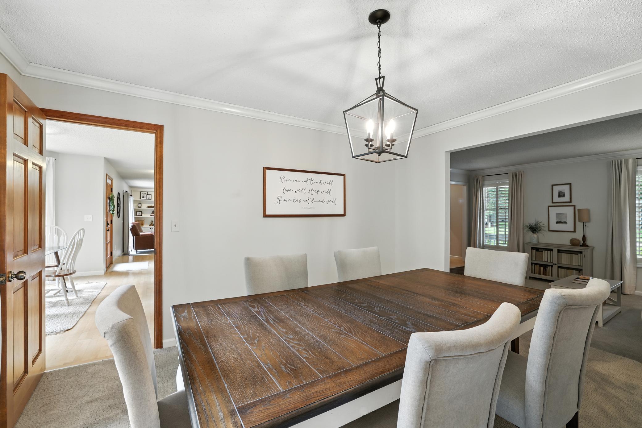 Formal dining room