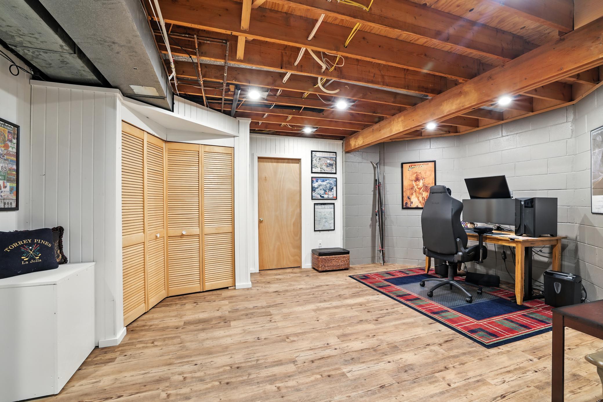 Lower level family room
