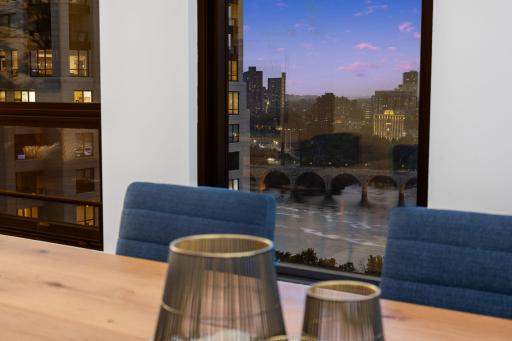 The evening views have to be caught in person.