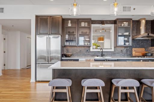 Wonderfully designed, the window light through the kitchen, let's natural light into the interior bedroom.