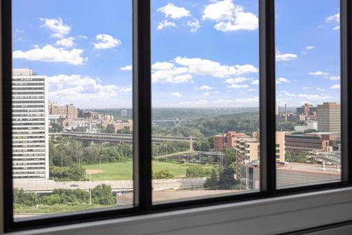 Watch the U of M trolley go back and forth throughout the day.