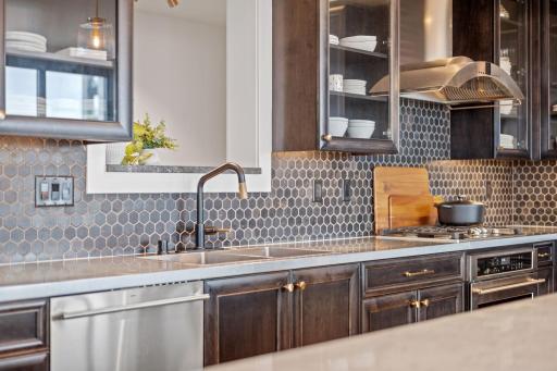 High end fixtures and appliances throughout.