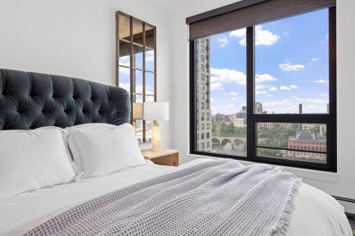 The views from this bedroom do not disappoint!