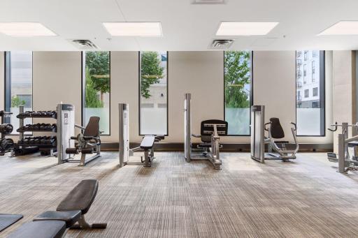 Such a great space for working out and lifting.