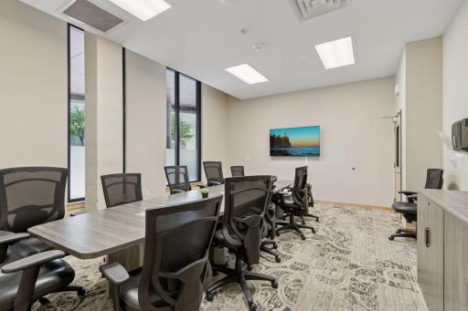 Reserve the conference room for a meeting or work.