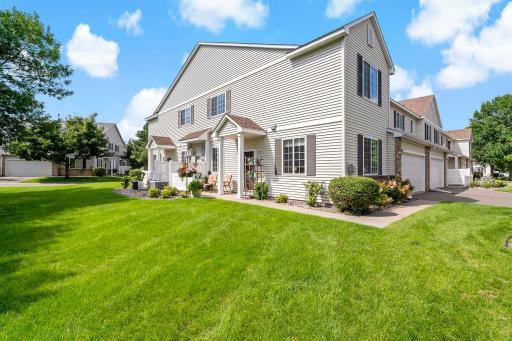 Welcome Home! This END UNIT townhome has the best views! There is mature trees and a pond area for privacy and nature!