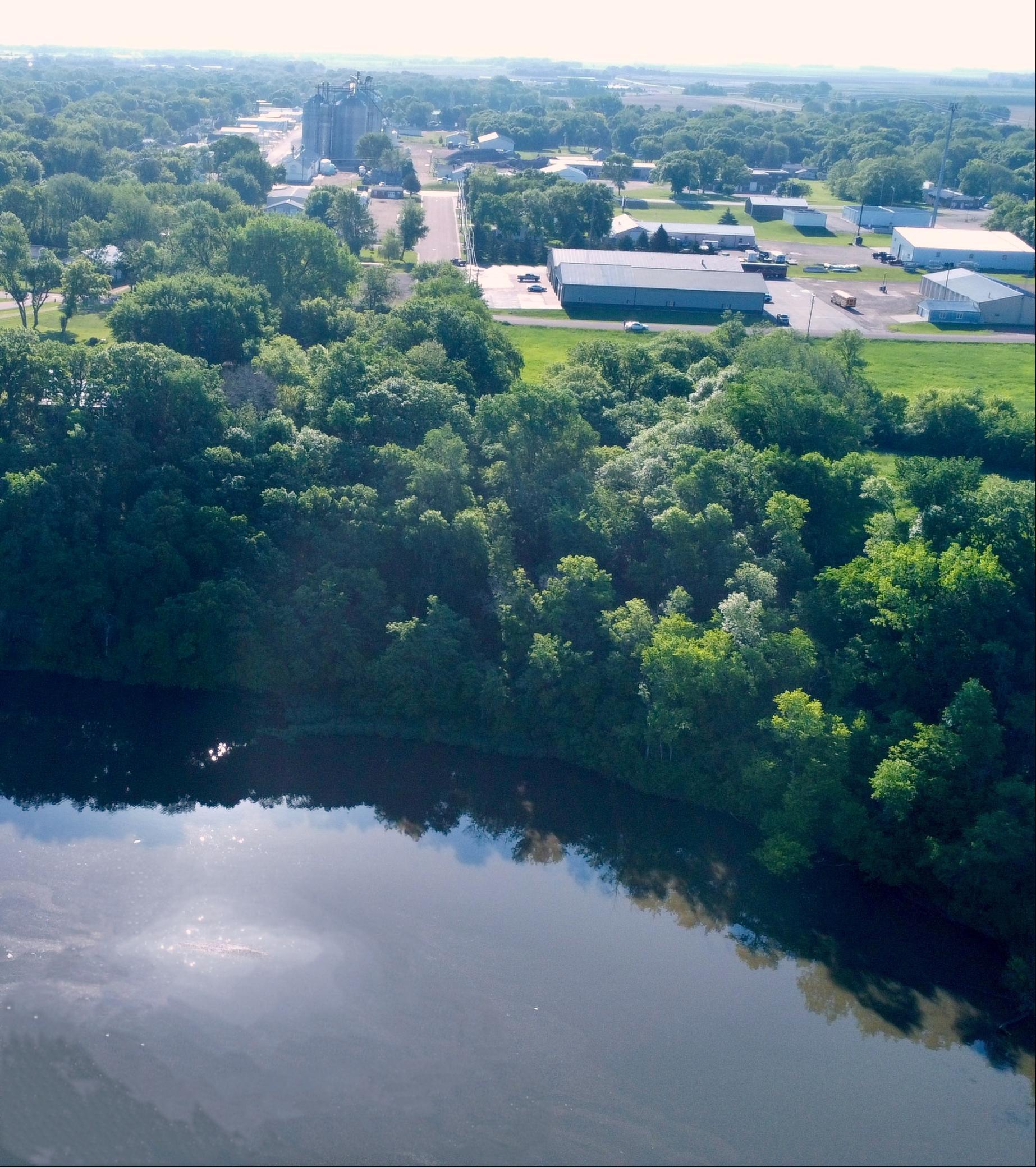 Overhead view Lakefront