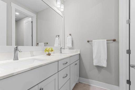 Convenient full baths designed with style and functionality in mind