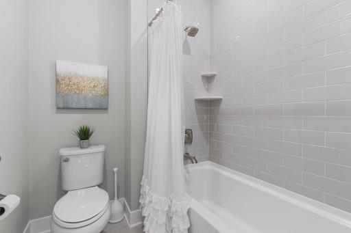 Convenient full baths designed with style and functionality in mind