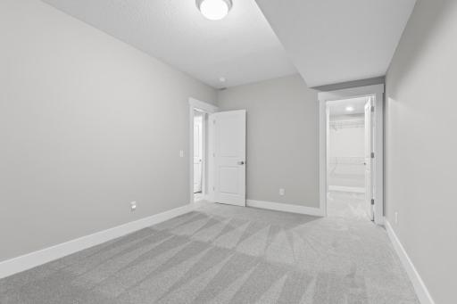Additional bedroom and bathroom for guests or extended family