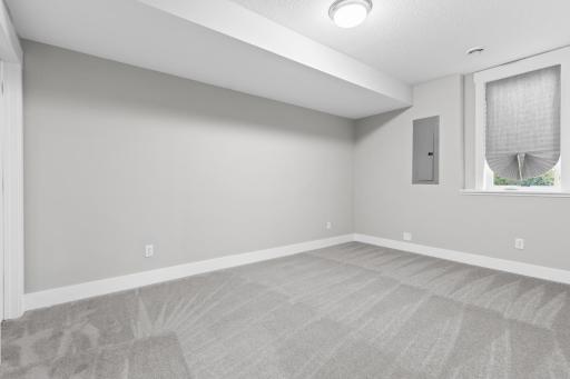 Additional bedroom and bathroom for guests or extended family