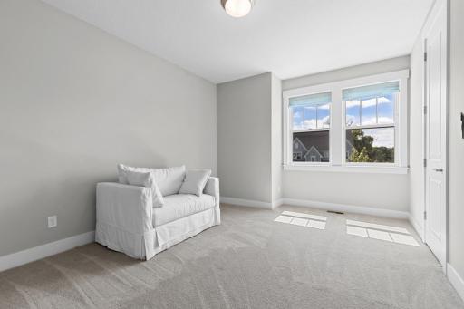 Tranquil loft retreat perfect for a second family room, play space, or reading nook