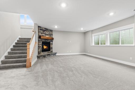 Expansive entertainment space with open layout for recreation and hosting