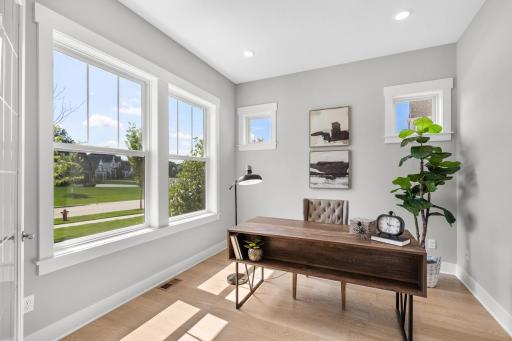 A bright and functional office makes working from home effortless