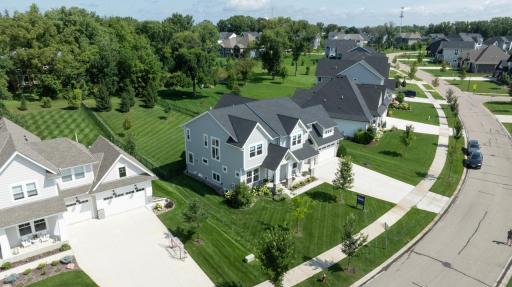 Professionally designed landscaping with room to customize to your lifestyle