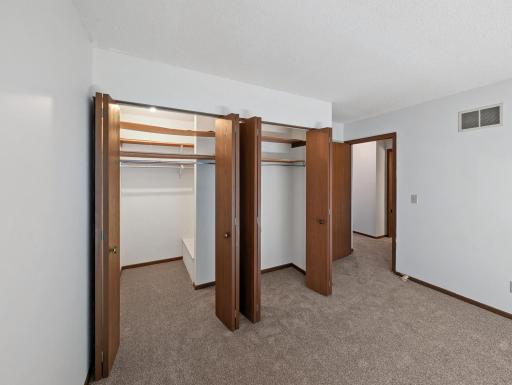 Primary bedroom features ample closet space!