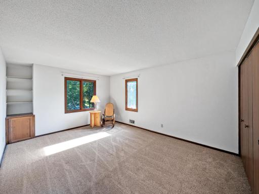 Primary bedroom with beautiful natural light!