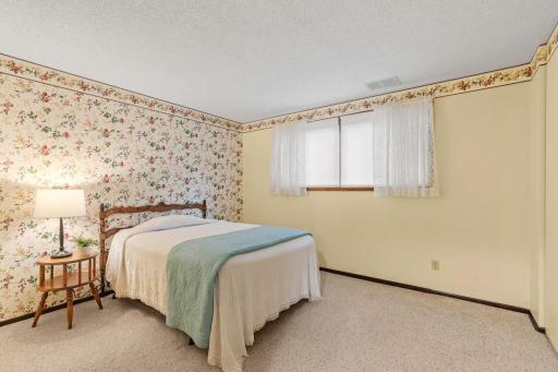 Lower level 2nd bedroom - great for guests or family.