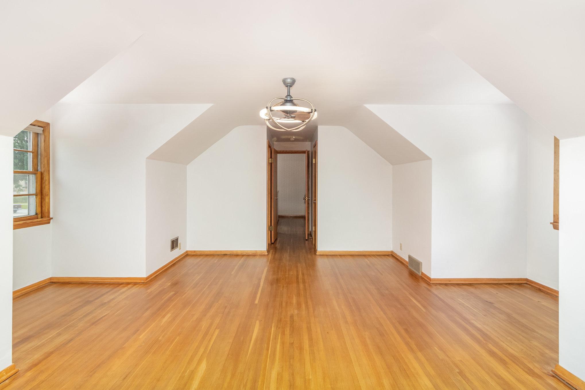 This bedroom also has a cedar closet!