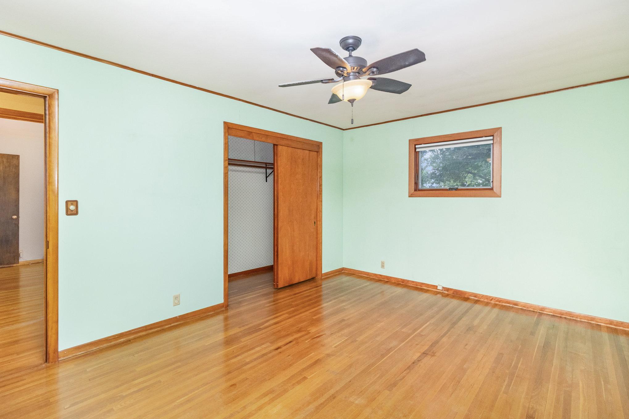 Primary bedroom on main floor.