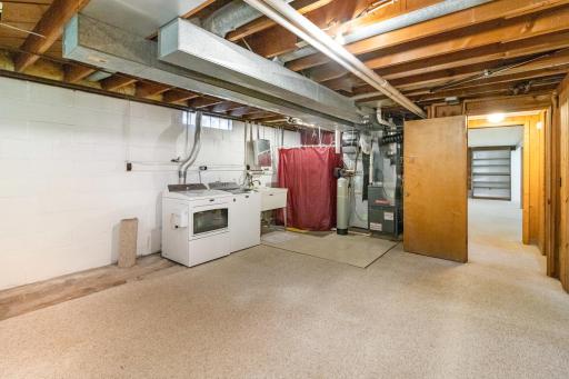 Washer & dryer included, softener replaced in 2021.