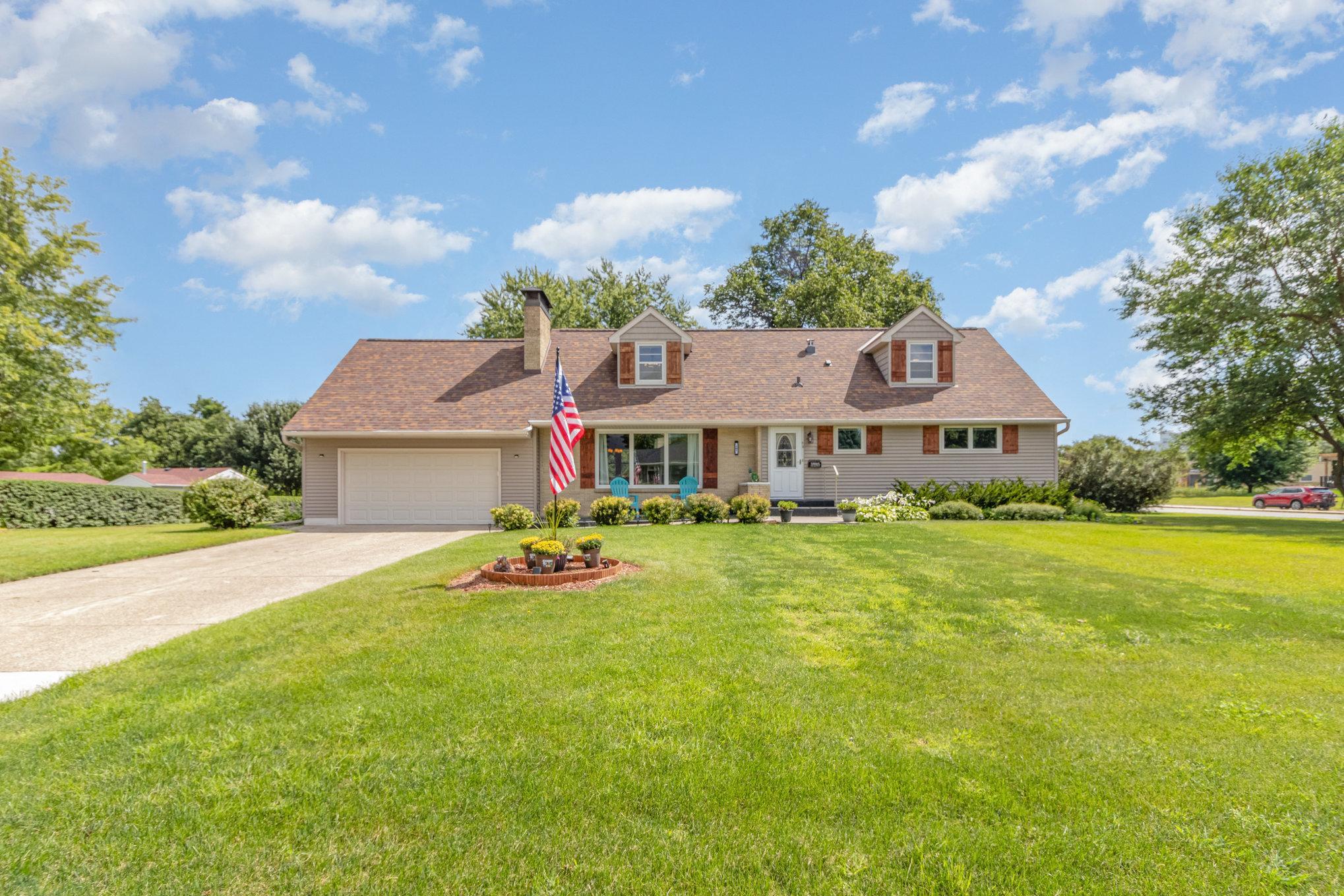 Wow! This stately 4 bedroom home is nestled on 2 city lots! 150' x 160'