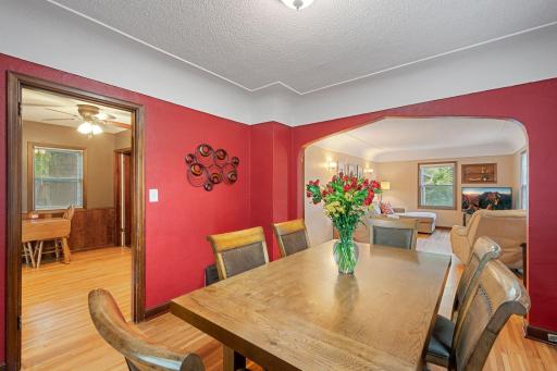 Another view looking into your living and also your informal dining room.