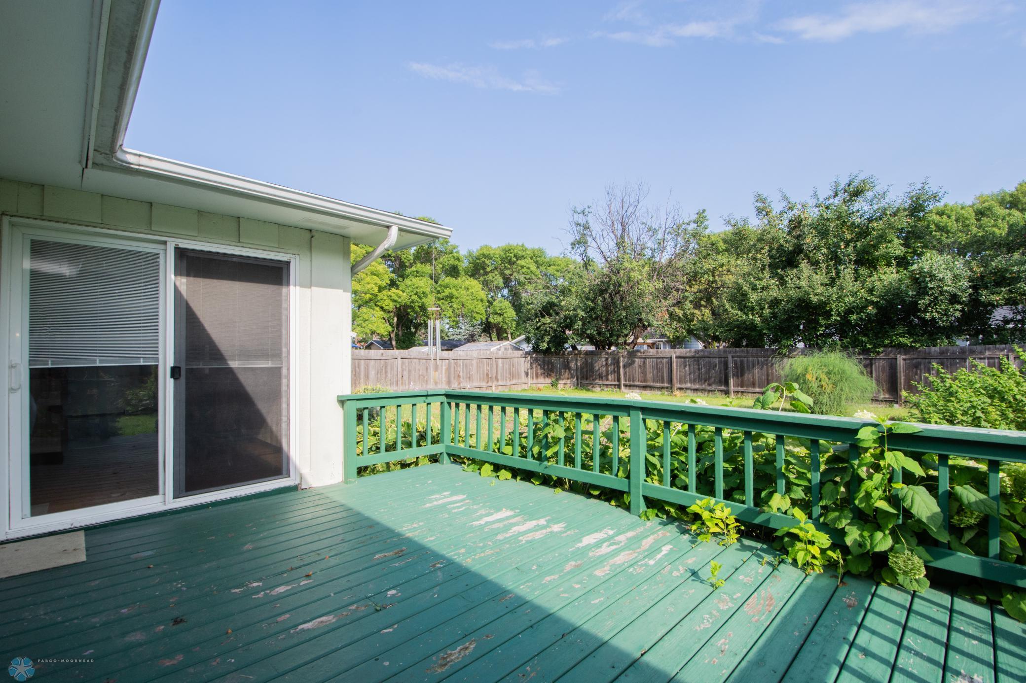 Deck off Dining Area