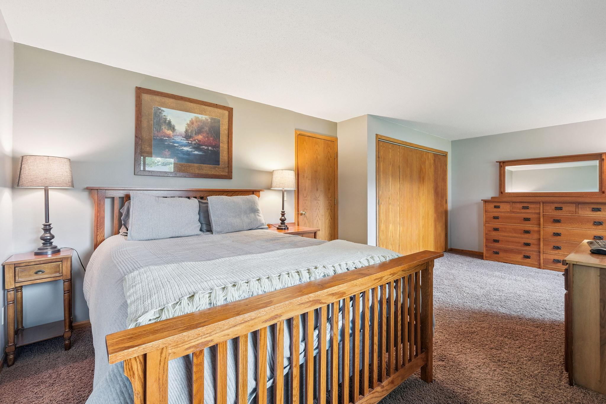 Large Closet with extra storage
